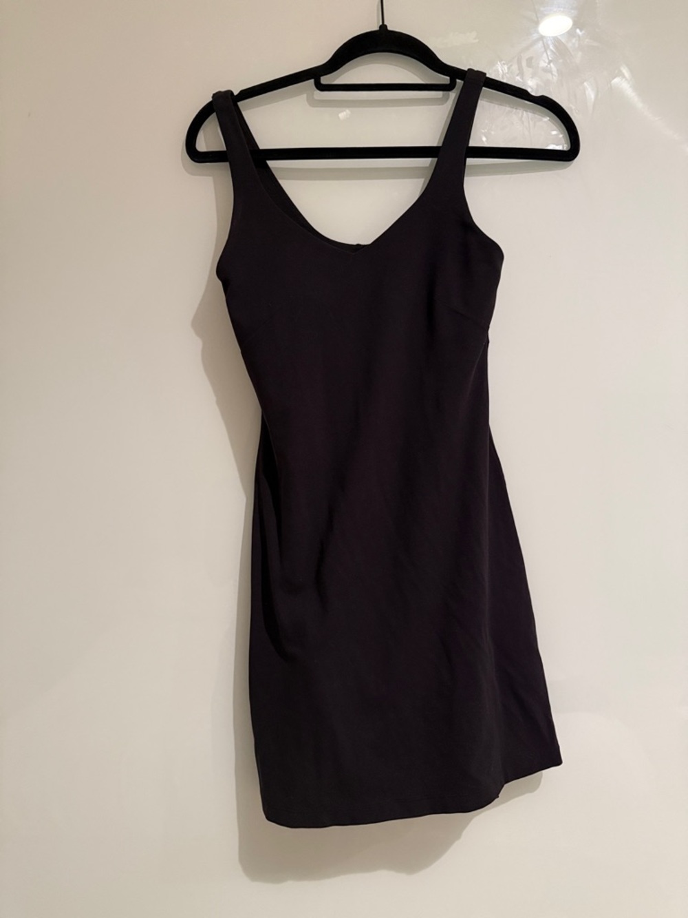 lululemon athletica Black Scoop-Neck Active Dress